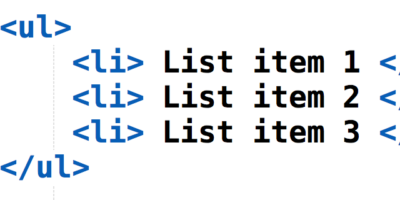html lists